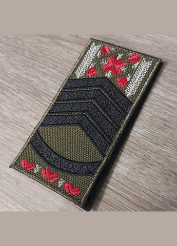 Шеврон Пагон главного сержанта ВСУ - вышиванка No Brand (336381889)