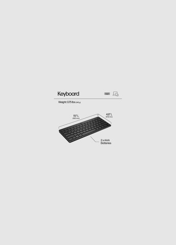 Клавиатура Compact MultiDevice Bluetooth UA Black (692S8AA) HP 350 compact multi-device bluetooth ua black (276707655)