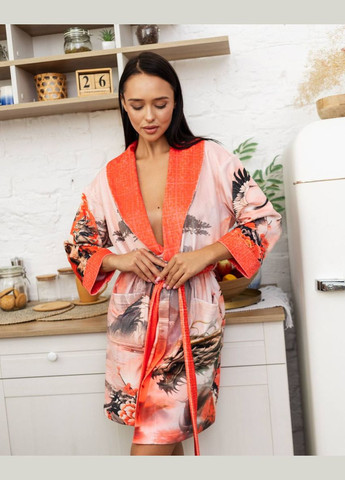 Халат женский из плюшевого велюра эксклюзивный Dragon 18327 L-XL FlexDress (336767105)