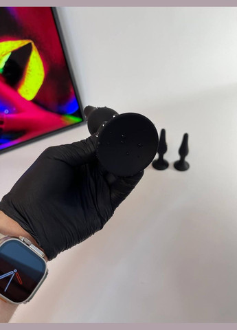 НОВИНКА 2024 г. Профессиональный набор анальных пробок 4 шт. в наборе S, M, L, XL. No Brand (301909336)