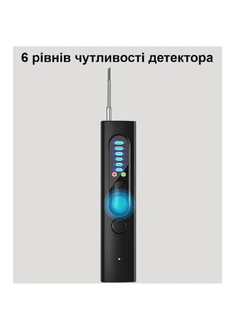 Детектор жучків, прихованих камер і магнітів - антижучок 3 в 1 з ліхтариком X13 (GS-R39) Savetek (392370852)