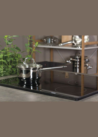 Ківш кухонний нержавійка з кришкою Techno 12 см, 0.7 л (50075) Vinzer (334713783)