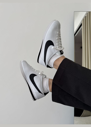 Кросівки жіночі і чоловічі Nike Cortez white | Найк Кортез білий No Brand білі демісезони (316231459)