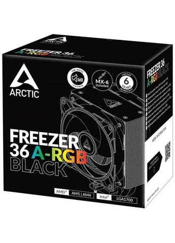 Кулер процессорный Freezer 36 A-RGB Black (ACFRE00124A) Arctic (323096379)