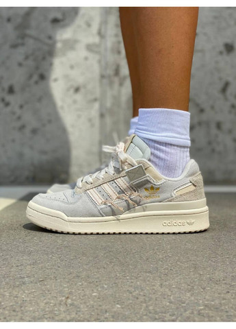 Бежеві Осінні кросівки чоловічі adidas forum 84 low premium адідас форум 84 No Brand