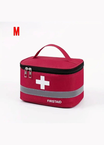 Удобная аптечка среднего размера в форме чемодана красная No Brand (326487943)