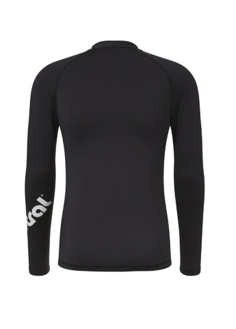 Черный демисезонный пляжный лонгслив Mistral с надписями