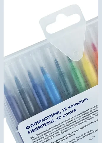 Фломастери Creative, 12 кольорів колір різнокольоровий ЦБ-00281412 Kite (343414621)