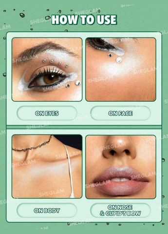 Хайлайтер Lunarгlow Highlighter, Silver, 5 г Sheglam (297642473)