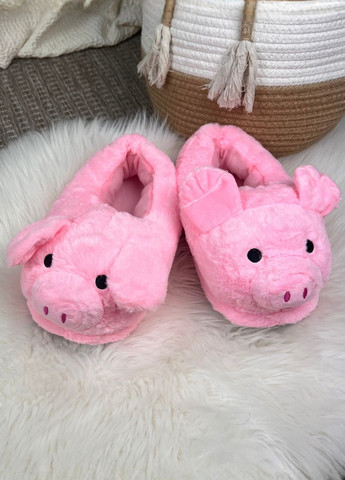 Тапочки домашні плюшеві свинки жіночі My Kigu (366742054)