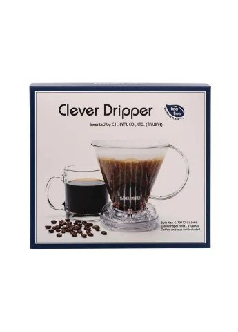 Пуровер Клевер Dripper 530 мл. Розовый (R-C-70777-PK-VS) Clever (303347993)