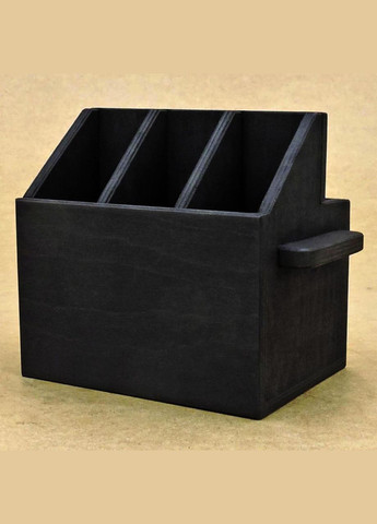 Подставка для столовых приборов из дерева Вителло венге (ПСП-003012) No Brand (327423524)