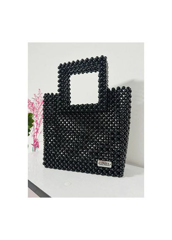Сумка жіноча чорна з намистин ручна робота 029 Felicita (336377770)