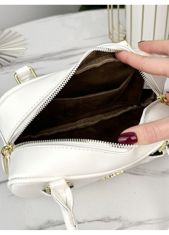 Сумка жіноча Arcadie Leather білий класичний крос боді No Brand (369935262)