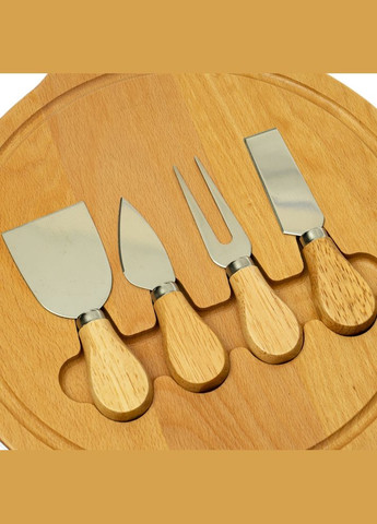 Сырная деревянная доска+ножи Wood 38х28 см 18601-003 Lefard (346529473)
