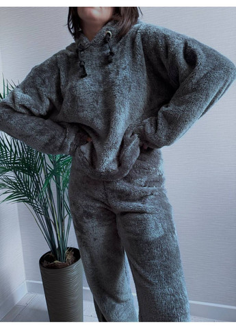 Костюм плюшевый,плюшевый мех,худы с капюшоном и брюки. Україна (367047224)