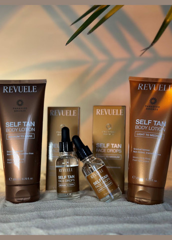 від легкого до середнього 200 мл REVUELE Автозасмага для тіла лосьйон (317572500)