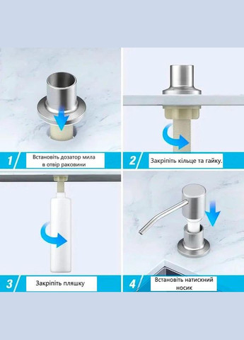 Мийка кухонна з нержавіючої сталі DS50963-1LNB 630*500*230 Left (Nano Black) Dusel (316720436)