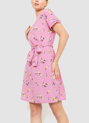 Пудровое платье софт с принтом, цвет джинс, Ager