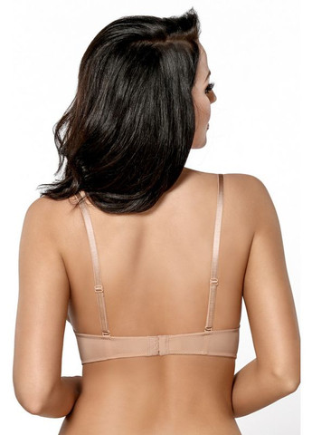 Бежевий планж жіночий коктельний бюстгальтер g025 Gorsenia без кісточок поліамід