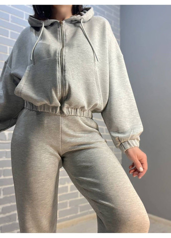 Костюм женский No Matter What 1554-1558 худые капюшон, карманы и джоггеры на резинке No Brand (304291723)