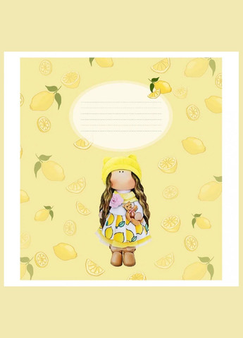 Зошит 12_арк. КОСА лінія "Поліграфіст"/ Дівчинка Фабрика Поліграфіст (342416454)