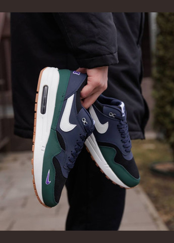 Комбіновані Осінні кросівки чоловічі nike nd No Brand Air Max 1 Gorge Green