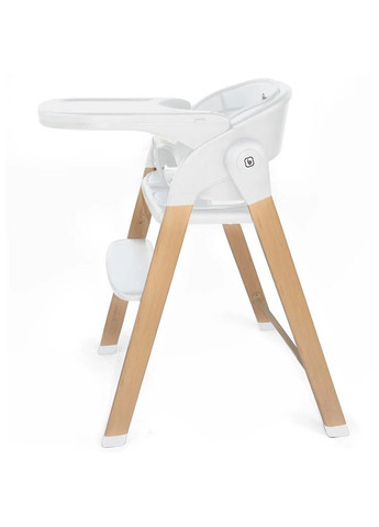 Стульчик для кормления Levels 5 в 1, белый () BabyGO 51011 (331789989)