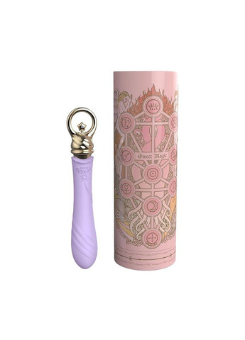 Вибратор для точки G с подогревом Sweet Magic - Courage Fantasy Violet Zalo (371389755)