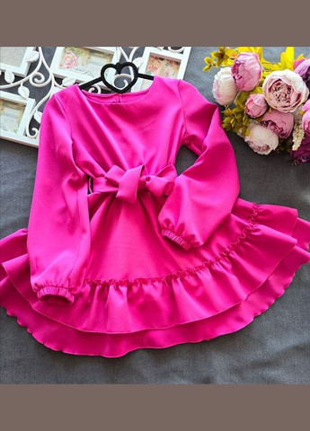 Біла чарівна сукня " мілана" для дівчаток з пишною спідничкою та з'ємним під'юпником, розміри 98-164 No Brand (319869360)