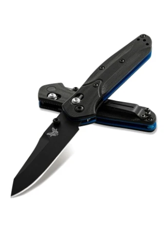 Ніж Mini Osborne Reverse Tanto AXS 945BK-1, вага 57 г, довжина клинка 74 мм, тип замка Axis Lock, матеріал рукояті G10 Benchmade (395592790)