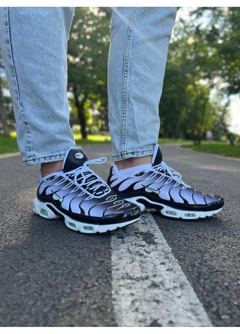 Серые демисезонные кроссовки мужские nike air max plus tn black grey найк аир макс тн плюс No Brand