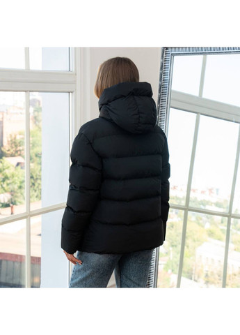 Черная зимняя женская куртка зимняя SK