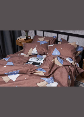 Комплект постільної білизни Микросатин Premium «» Сімейні 160х220х2 наволочки 2х50х70 (MS-820005071) Moon&Star Amber Dream (293148175)