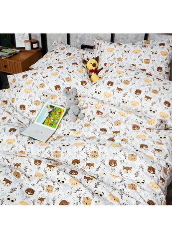 Комплект постельного белья Бязь Gold Люкс «» King Size 220x240 наволочки 2х50х70 (MS-820006406) Moon&Star Jungle Joy (356115450)