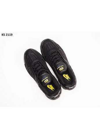 Черные демисезонные кроссовки мужские nike air max plus iii black найк аир макс плюс черные No Brand