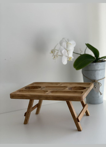 Пивний столик Дубовий (Прямокутний) на 5 секцій No Brand (330774657)