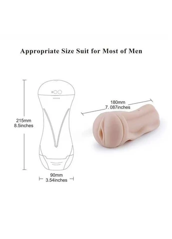 Мастурбатор з вібрацією Hismith Masturbation Cup (м'яте паковання!!!) No Brand (397295032)