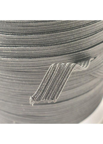 Плоска чорна резинка білизняна 12 мм 92м Plus-plus (352751974)