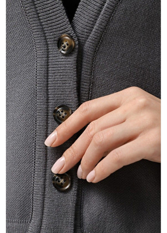 Серый демисезонный кардиган Sewel