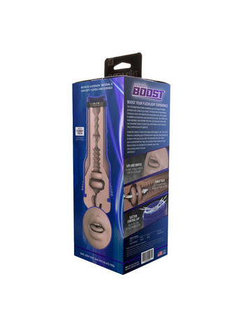 Мастурбатор-ротик Boost Blow Light Medium Flesh, плавающие кольца Turbo Tech - CherryLove Fleshlight (339868115)