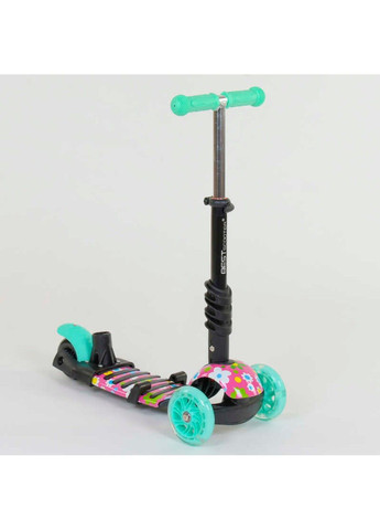 Самокат 5в1 43702, АБСТРАКЦІЯ, PU колеса Best Scooter (305822889)