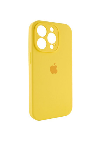 Чехол Silicone Case Full Camera Protective (AA) для Apple (6.7") Жёлтый | Yellow Epik iPhone 15 Pro Max (301083552)