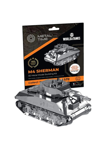 Конструктор модель колекції M4 Sherman (MT070) Metal Time (281426296)