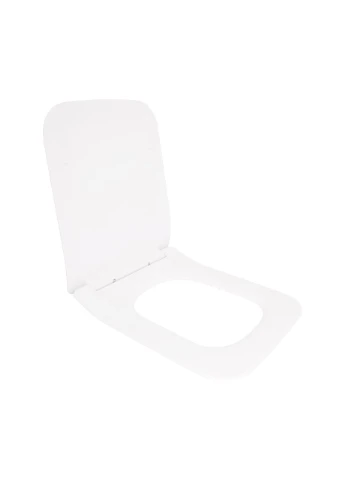 Сиденье для унитаза (Crow 640) 460x350x47 мм, White, с микролифтом, Slim Duroplast, Quick Release QTSC179W48700 Qtap (395710671)