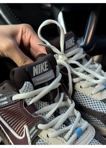 Кроссовки женские и мужские Nike Zoom Vomero 5 Brown White | Найк Зум Вомеро 5 коричневые No Brand коричневые демисезоны (350199325)