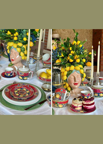 Тарілка порцелянова Sicilia "Ornamento" Ø27см (Орнамент) Bona (365248183)