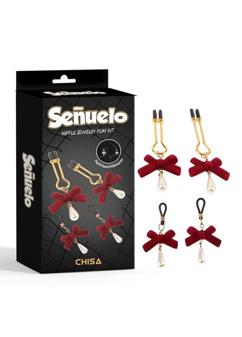 Затискачі на соски Nipple Jewelry Play KitSenuelo - CherryLove Chisa (293293661)