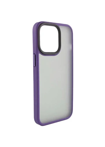TPU+PC чехол для Apple iPhone 13 Pro накладка Metal Buttons тёмно-фиолетовый No Brand (402178814)