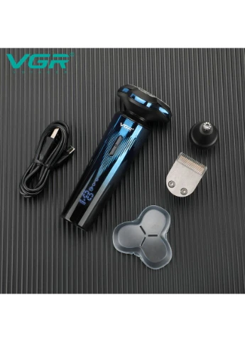 Електробритва 3в1 V-303 з 3 насадками LED VGR (371798154)